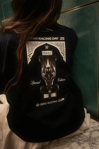 "CLASSIC RACER" NAVY BLUE T-SHIRT Venus Karma