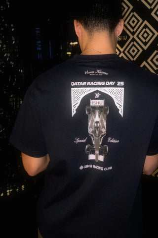 "CLASSIC RACER" NAVY BLUE T-SHIRT Venus Karma