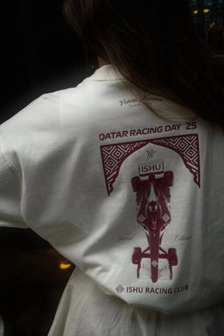"CLASSIC RACER" WHITE T-SHIRT Venus Karma