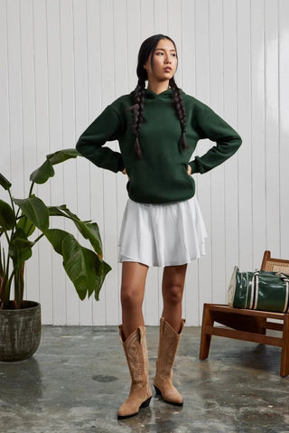 SAUDI ICONIC BEAR FOREST GREEN HOODIE Venus Karma