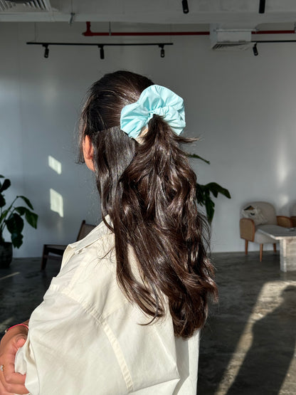 “AQUAMARINE" SCRUNCHIE