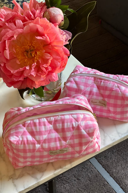 "COTTAGE PINK" BEAUTY POUCH