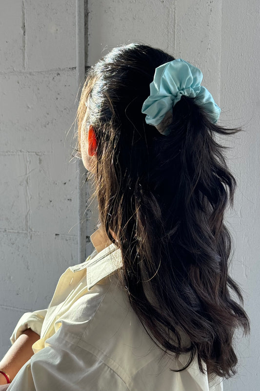 “AQUAMARINE" SCRUNCHIE