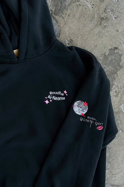 "IT GIRL" BLACK HOODIE