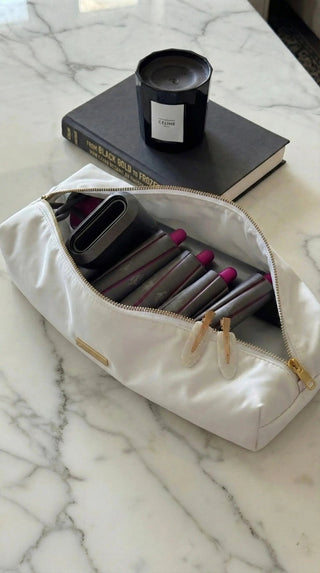 IVORY SILKY HAIR TOOL POUCH Venus Karma