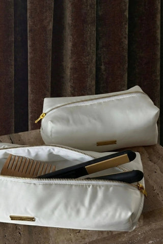 IVORY SILKY HAIR TOOL POUCH Venus Karma