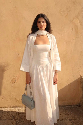 LATTE LINEN KAFTAN - Venus Karma