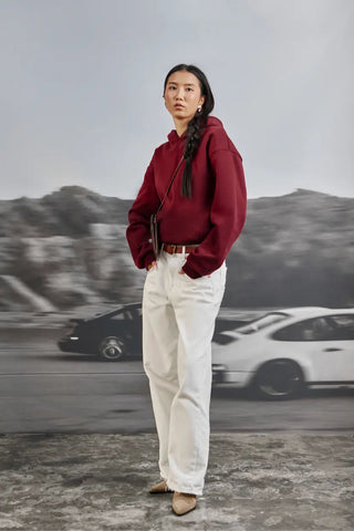 MAROON HOODIE Venus Karma
