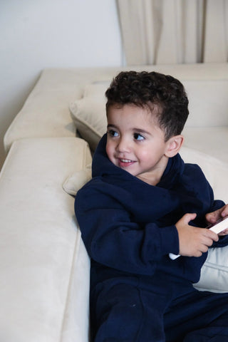 NAVY BLUE KIDS SET Venus Karma
