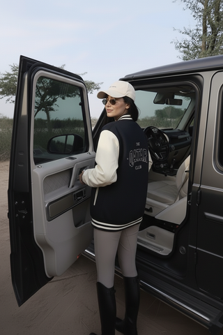 THE QATAR CLUB VARSITY JACKET