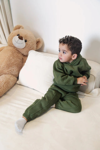 OLIVE GREEN KIDS SET Venus Karma