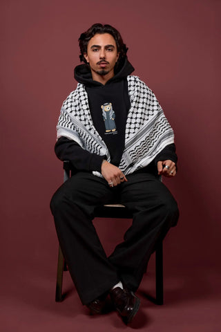 PALESTINIAN ICONIC TEDDY BEAR HOODIE Venus Karma
