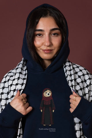 PALESTINIAN ICONIC TEDDY BEAR HOODIE Venus Karma