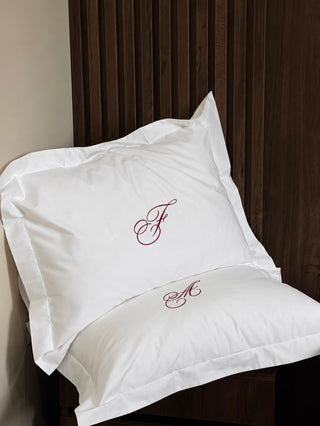 Custom embroidered sateen pillowcase set of 2, 50 x 75 cm, Venus Karma