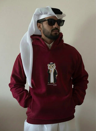 QATARI ICONIC TEDDY BEAR HOODIE Venus Karma