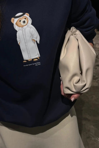 QATARI ICONIC TEDDY BEAR SWEATSHIRT Venus Karma