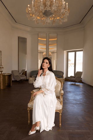 ROMANTIC LACE ROBE - Robes - Venus Karma