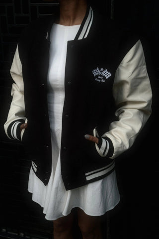 "THE OG RACER" VARSITY JACKET Venus Karma