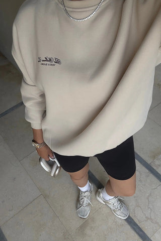 "THE WELLNESS ERA" OFF-WHITE SWEATSHIRT Venus Karma