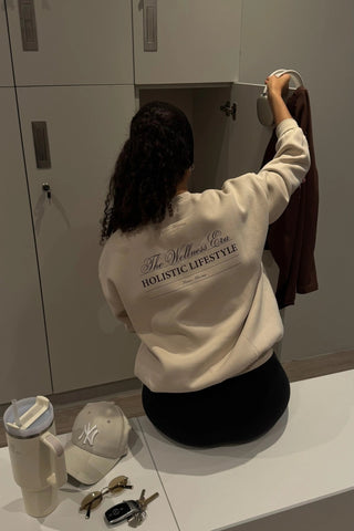 "THE WELLNESS ERA" OFF-WHITE SWEATSHIRT Venus Karma