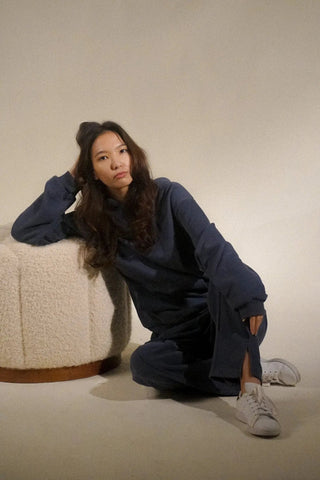WASHED BLUE STRAIGHT SWEATPANTS Venus Karma