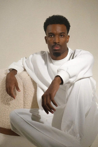 WHITE SWEATPANTS Venus Karma