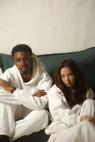 WHITE SWEATPANTS Venus Karma